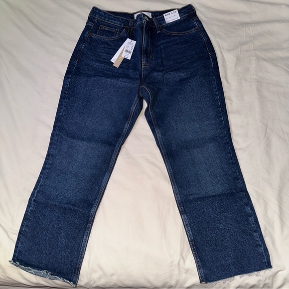 Topshop NWT Ripped Straight Leg Jeans - Picture 2 of 6